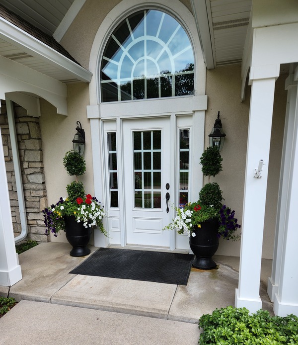 Front Entryway Planters